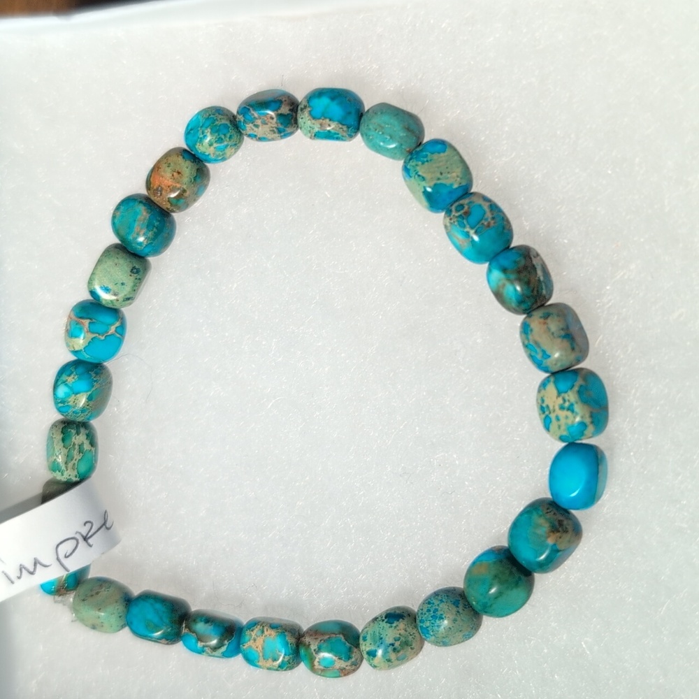 Impression Jasper Stretch Bracelet